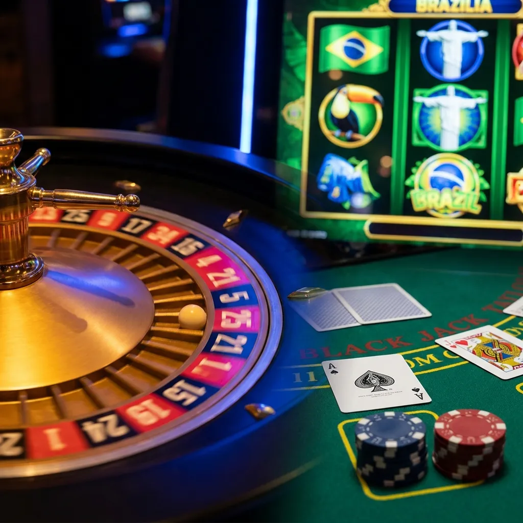 Jogos de Cassino Premium - Slots, Roleta, Blackjack e Dealer Ao Vivo